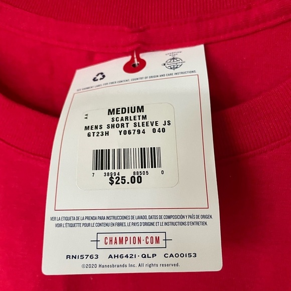 Bundle of Two Champion T-Shirts Short Sleeve Size Medium Unisex Athletic Casual - Picture 5 of 10